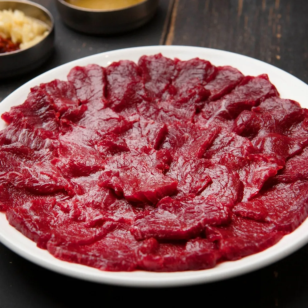 당일도축 대구 뭉티기 육사시미 뭉태기 육회