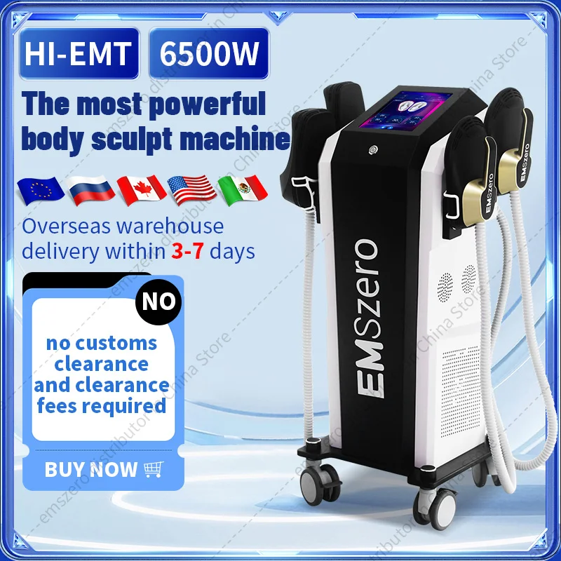 

Emszero RF Body Contouring Machine Weight lose Hi-emt Body Sculpt Fat Loss With 4Handles build muscle Pelvic