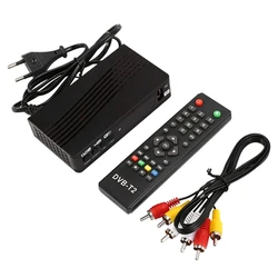 HD99 FTA HEVC H.264 DVB T2 Digital TV Tuner H.264 TV Receiver Full HD DVBT2 Video Decoder