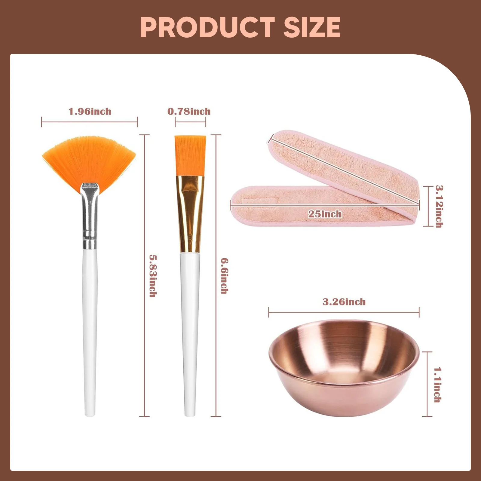 8/24 Stuks Gezichtsmasker Mengkom Set Beauty Tool Gezichtsschalen Borstels Hoofdbanden Voor Thuis Persoonlijk Gebruik Professionele Schoonheidssalons