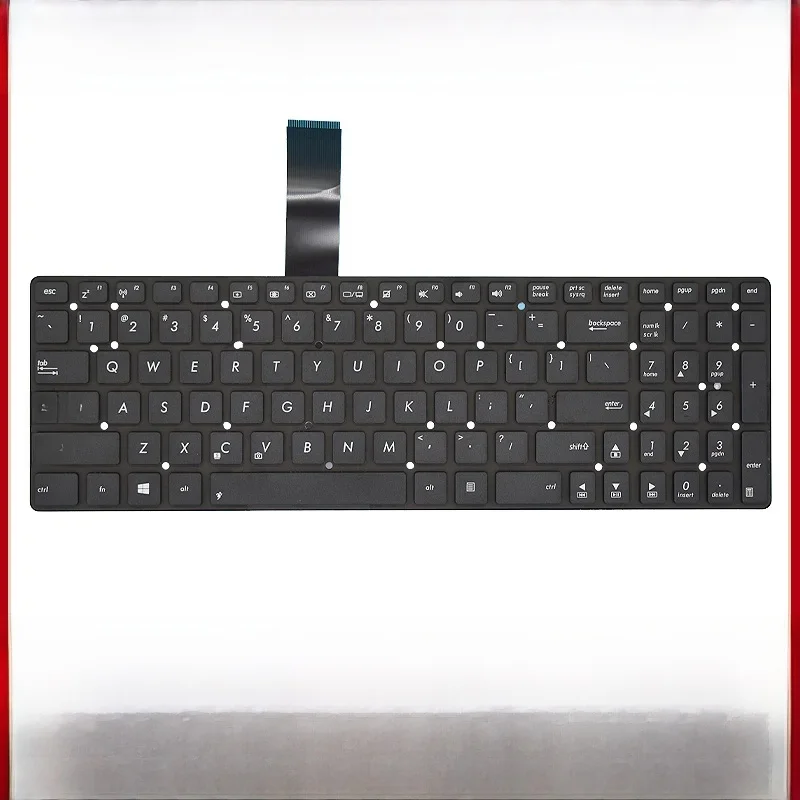 Klawiatura do laptopów US/RU/SP dla ASUS K55V K55 K55A K55VD K55VJ K55VM K55VS A55 A55V A55XI A55DE A55DR R500v R700V F751 X751 X752 — zdjęcie 2