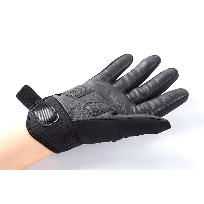 Unisex Winter Warm Ski Gloves Waterproof Windproof Gloves Leather Cold Weather Cycling Mitten For Outdoor Ski  Riding Sports