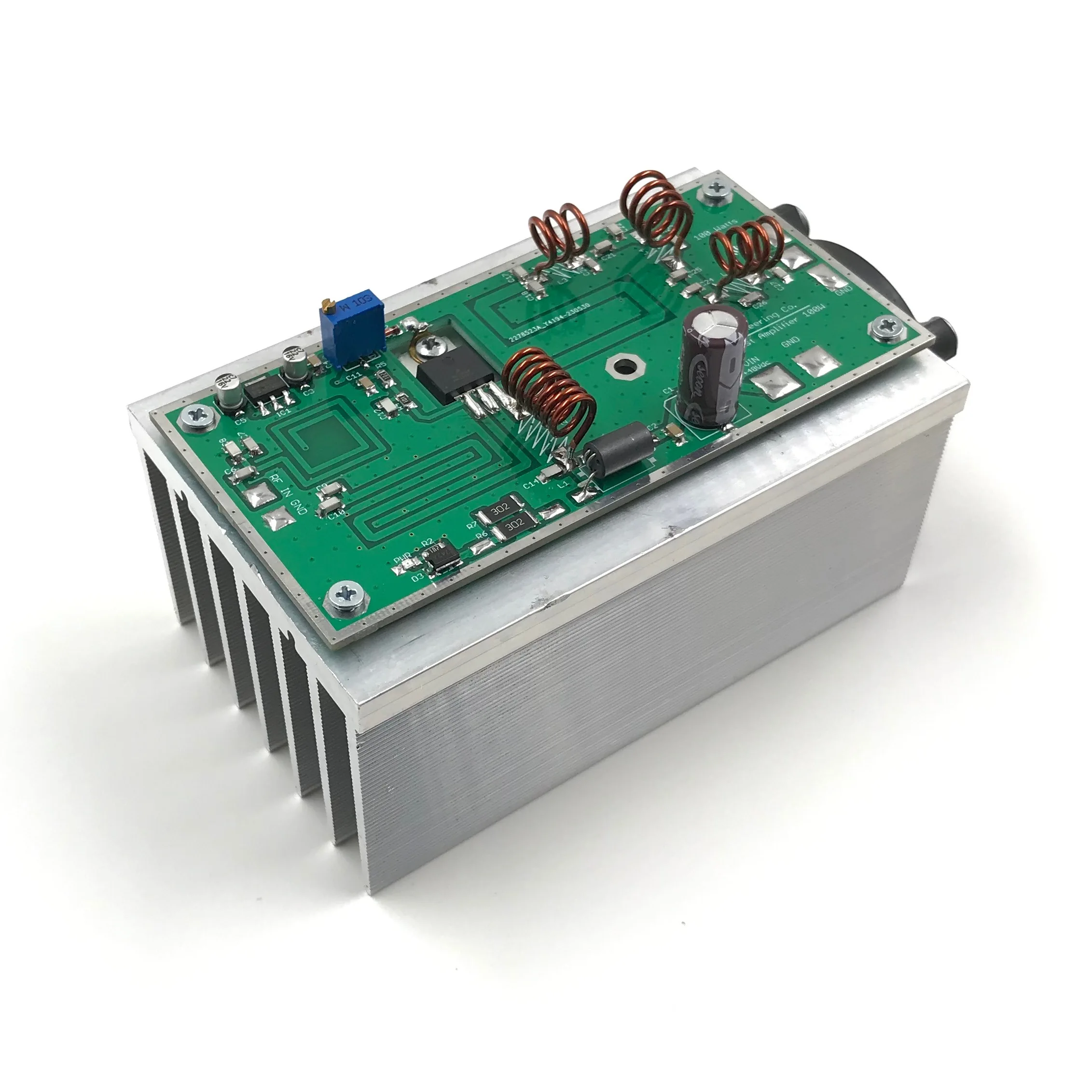 100W FM Transmitter Power Amplifier Module 87.5-108 MHz for PLL Transmitters Radio Broadcasting VHF RF Amp Finished