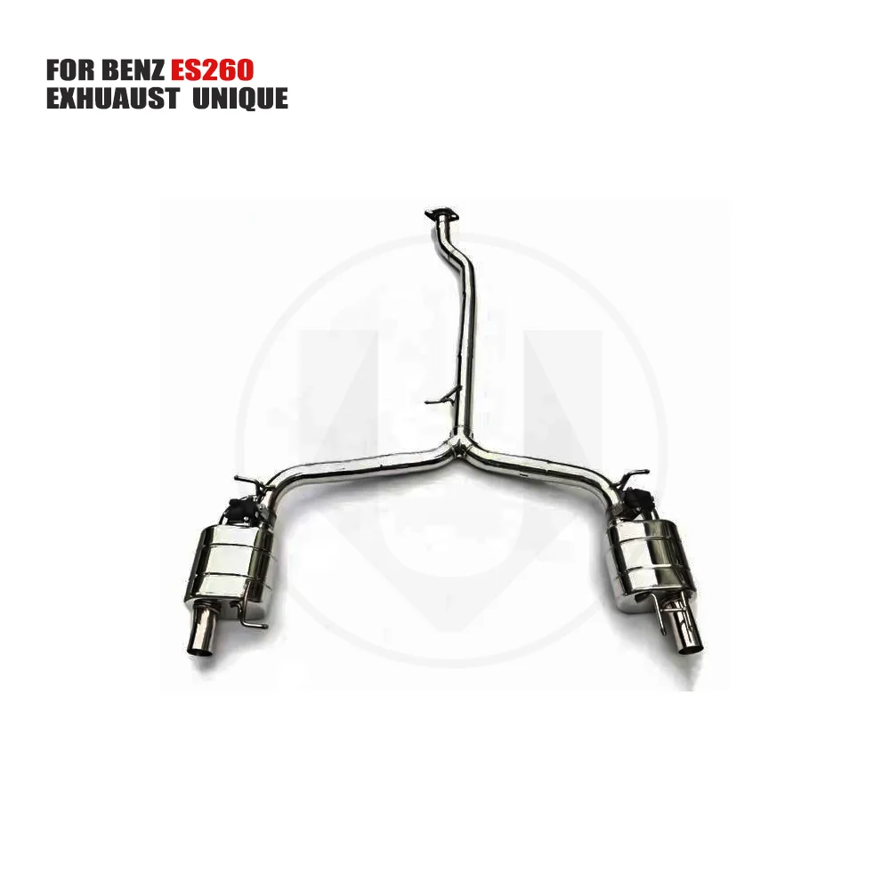 

UNIQUE Stainless Steel Exhaust System Performance Catback for Mercedes Benz ES260 Muffler With Valve