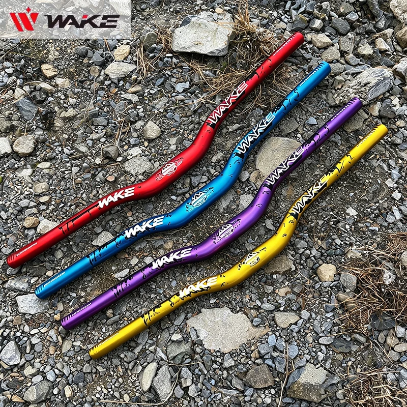 

WAKE 30mm Riser Mountain Bike Handlebar 31.8mm*720/780mm Bicycle Handlebar Aluminum Alloy Bicycle Riser Bar Cycling Handle Bar