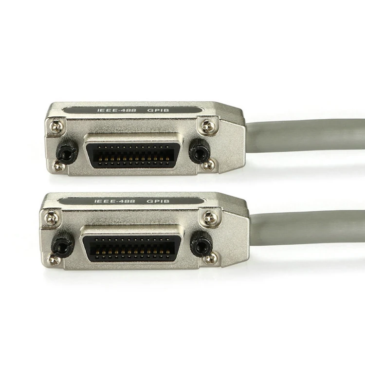 IEEE488 Cable GPIB Cable GPIB Industrial Control Connection Cord Line With Stackable GPIB Connectors 5M/3M/1.5M/1M/1.0M