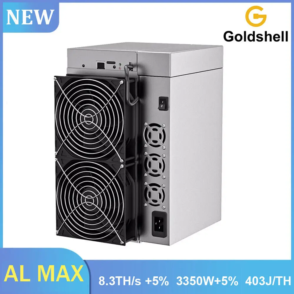 VENDAS COM DESCONTO!!! Goldshell AL MAX ASIC Miner ALPH/ 360GH/ 3350W/ 4.03j/Th Algoritmo Scrypt