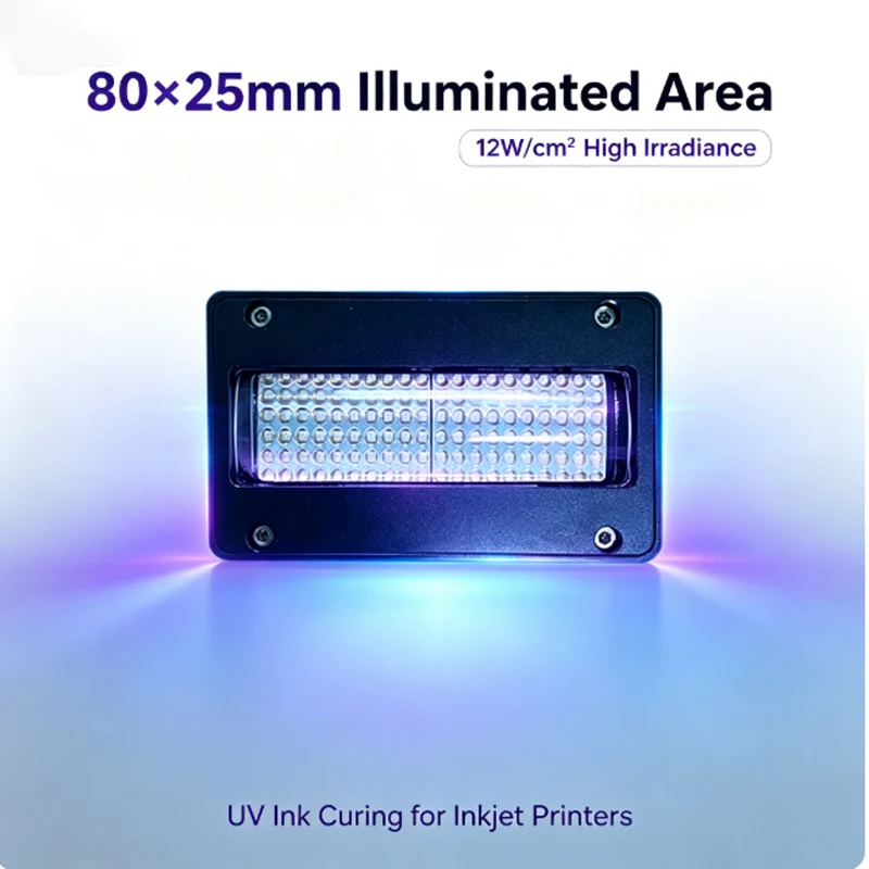 

320W 80*25 MM Water Cooled UV LED Curing Lamp 395 NM forEpson Dual i3200 Printhead UV Flatbed Printer