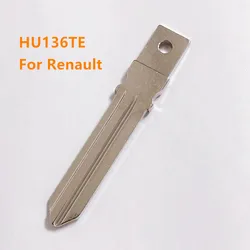 10PCS Original HU136 HU136TE Car Key Blade Key Blade For Renault Logan Uncut Replacement Flip Remote Blank