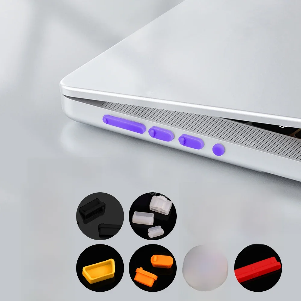 Bouchon Anti-poussière universel en Silicone pour ordinateur portable, 16 pièces, bouchon Anti-poussière pour ordinateur portable, Interface d'ordinateur Usb, couvercle étanche