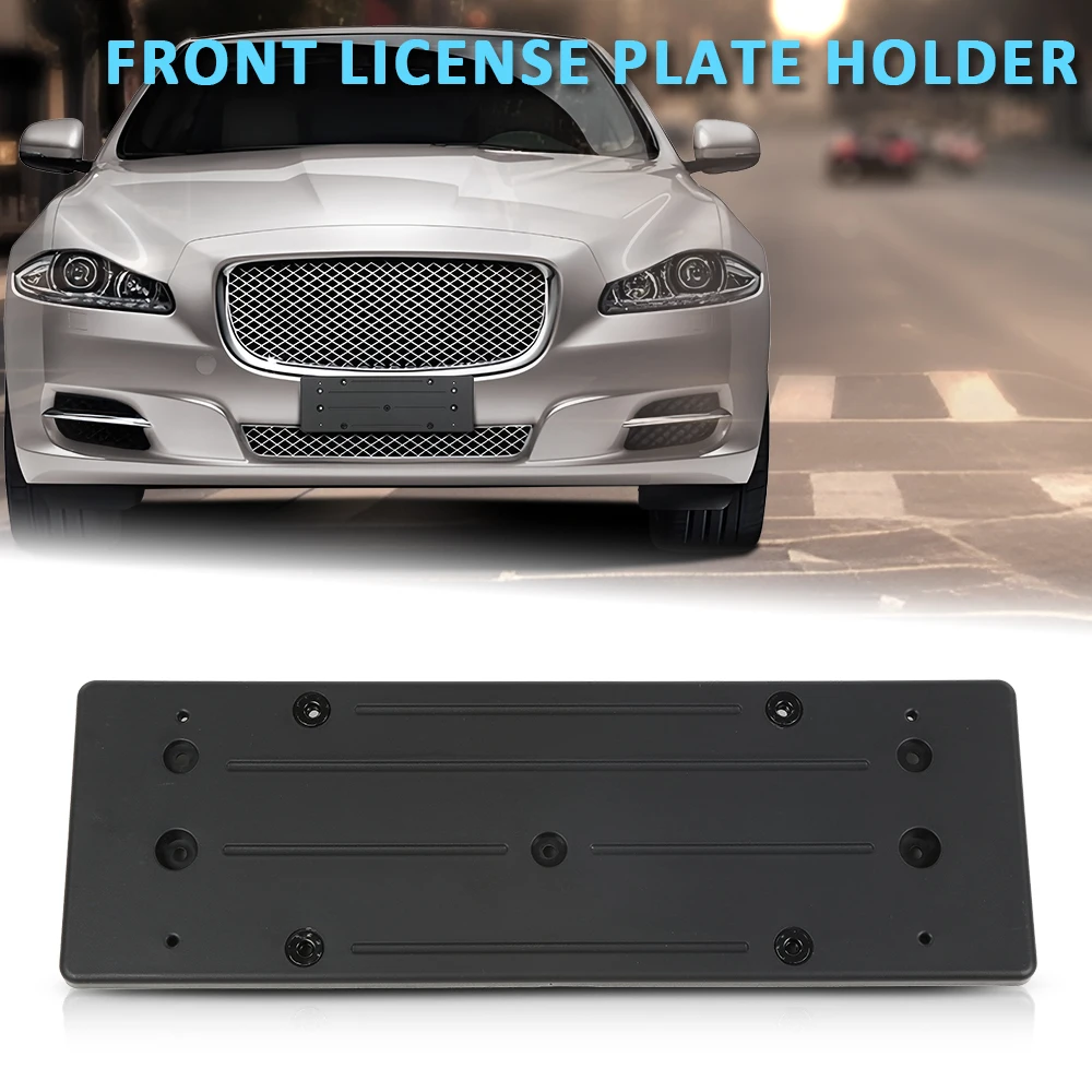 

Front License Plate Mounting Holder Bracket Black Fit for Jaguar Xj 2010-2019 C2D30836 Strong Durable Sturdy Car Exterior Accessory