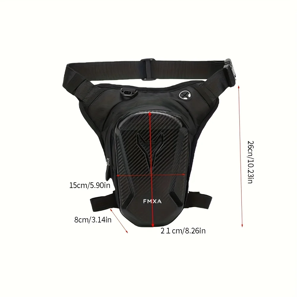 Motorcycle Leg Bag, Suitable for Motorcycle Riding and Outdoor Activities, with a Zipper Design for Easy Access
