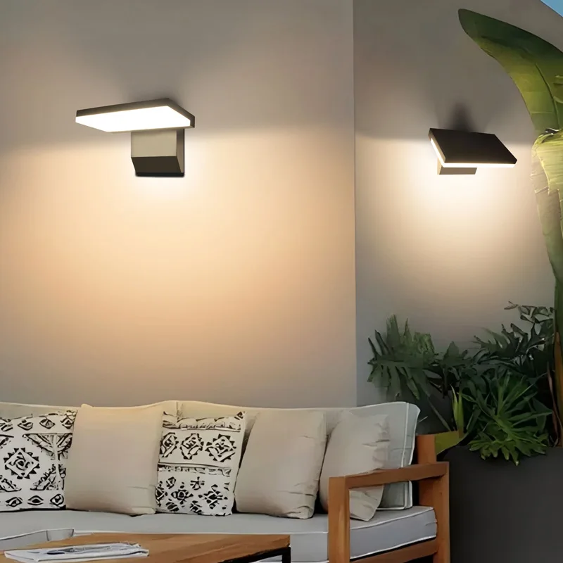 LED Wall Lamp Outdoor Waterproof IP65 Interior Wall Light 180° Rotation Porch Garden Lights  Street Corridor Stairs Lighting 18W