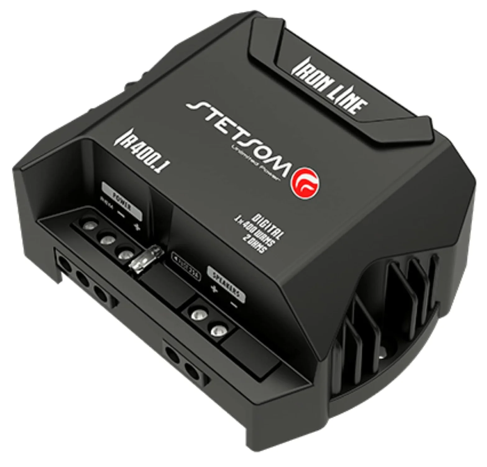 ¿Qué es el módulo amplificador IR 400x1 de Stetsom y por qué es ideal para sistemas de sonido automotriz?