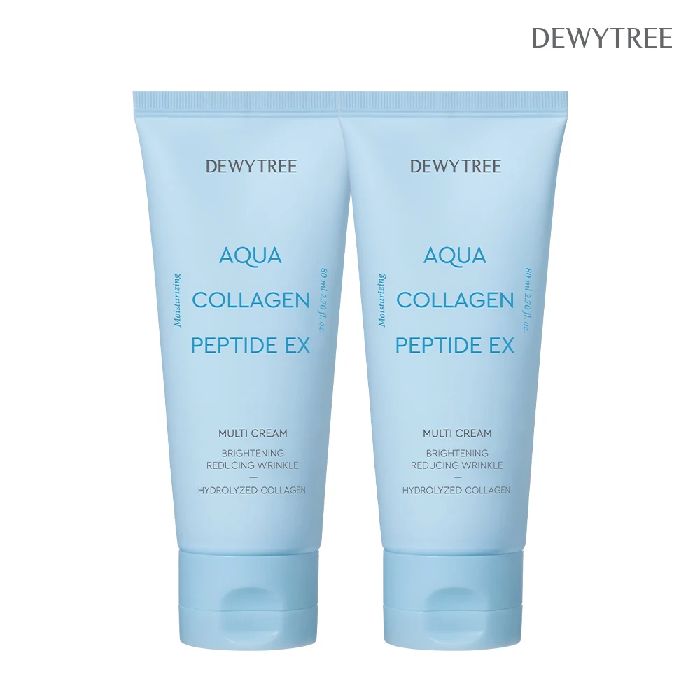 [Dewytree] Aqua Collagen Peptide EX Multi Cream 80ml X 2