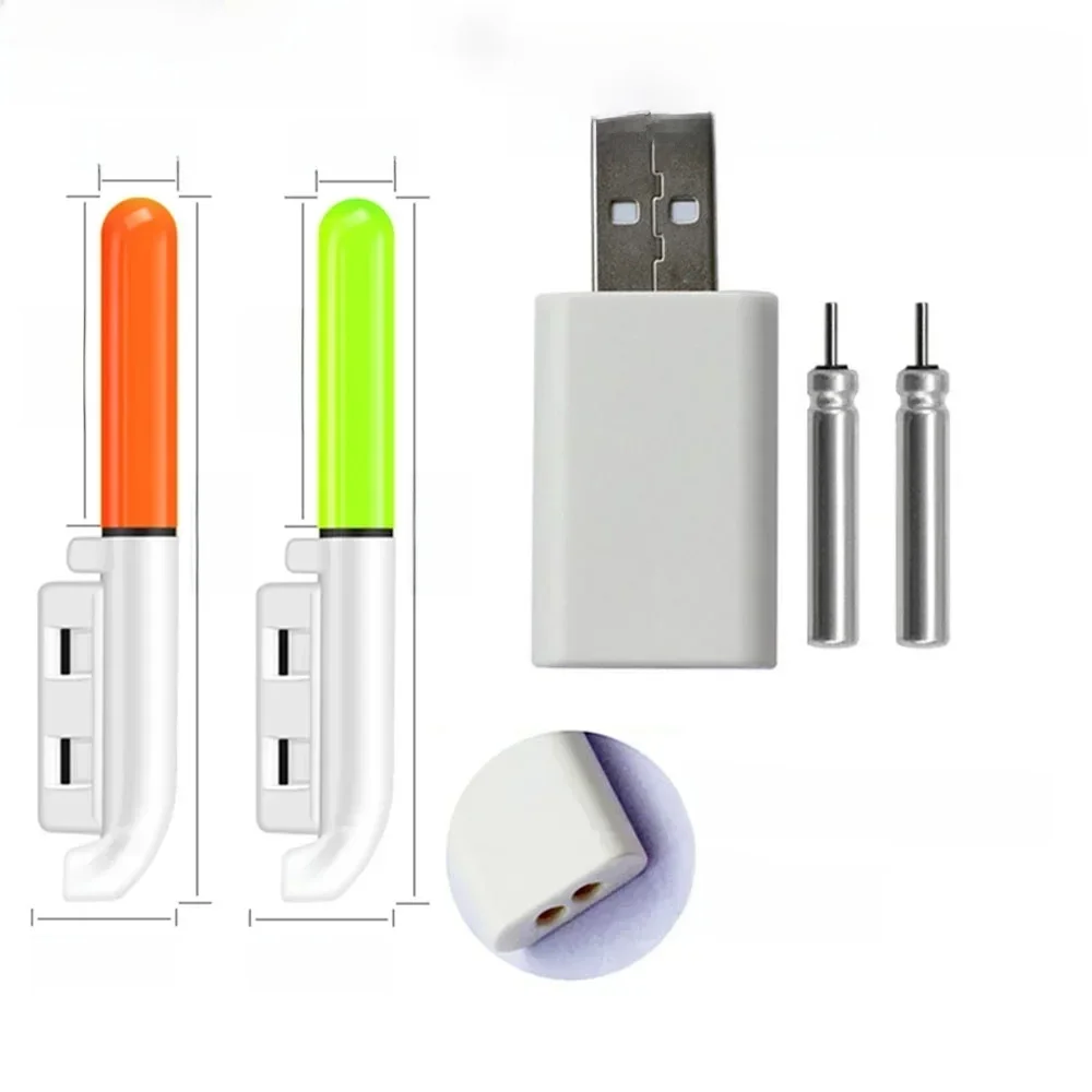 Canne à pêche électronique bâton Flash lumière CR425 3.6V batterie au Lithium LED amovible USB Charge étanche matériel de nuit lumineux