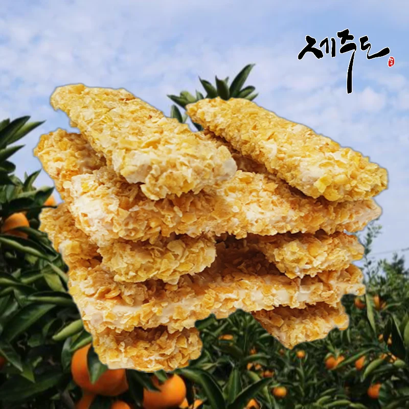 [제주] 오븐에 구운 제주감귤과 화이트 초코스틱 선물 간식용 72g x 2박스