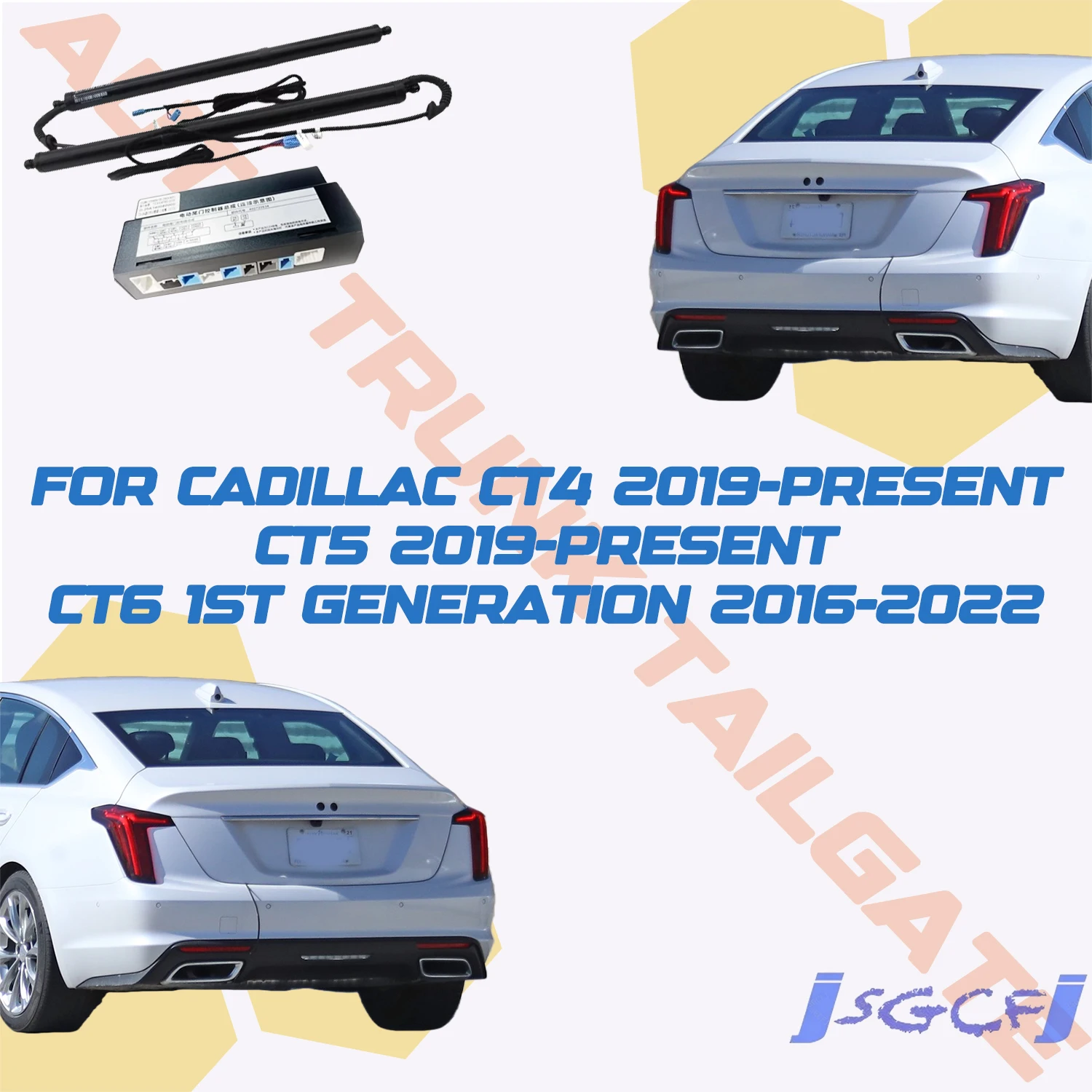 For Cadillac CT4/CT5 2019-present/CT6 1st Car Power Trunk Lift Electric Hatch Tailgate Tail Gate Strut Auto Rear Door Actuator