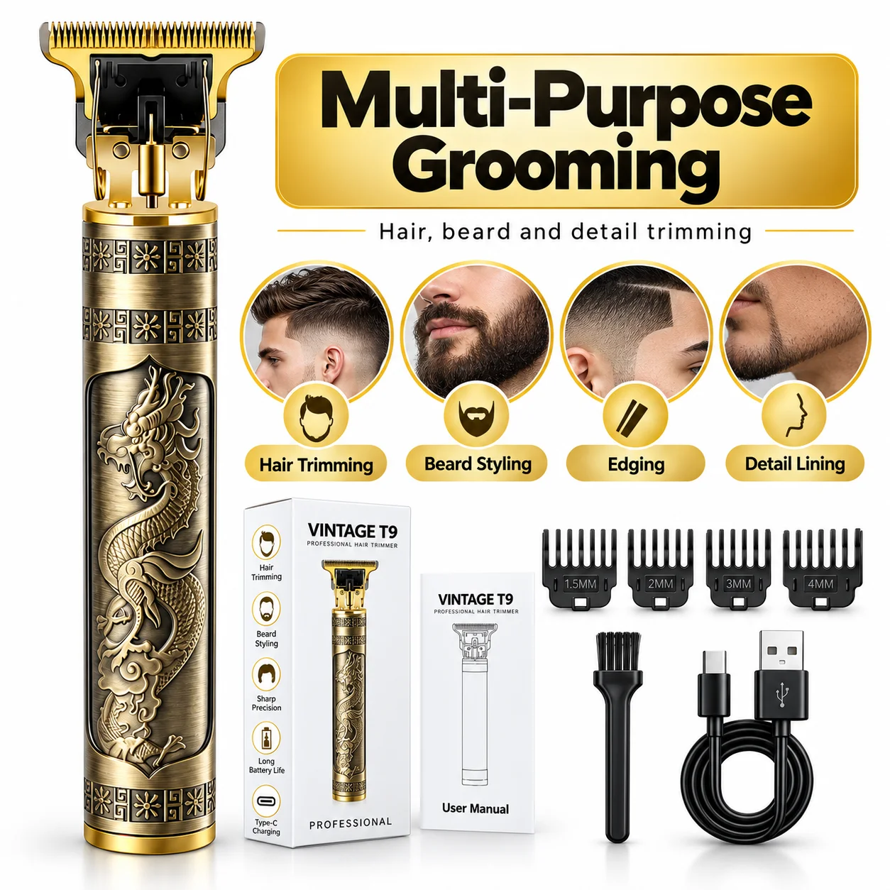 Erkekler için Vintage T9 Saç K - Men'S Grooming Guide incelemesi ve fiyatı