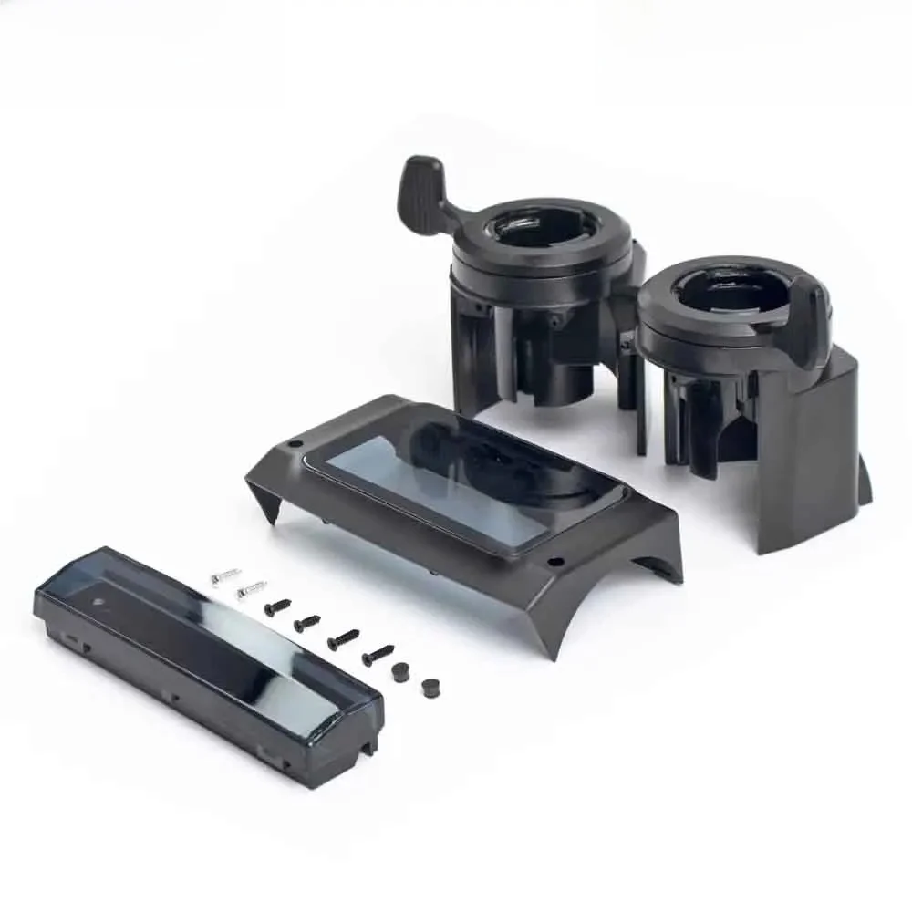 Couvercle d'écran + lampe à poignée de pouce gauche/droite + ensemble de boîtiers de lampe pour Scooter électrique Kugoo S1 S2 S3, couvercle d'écran résistant à l'usure