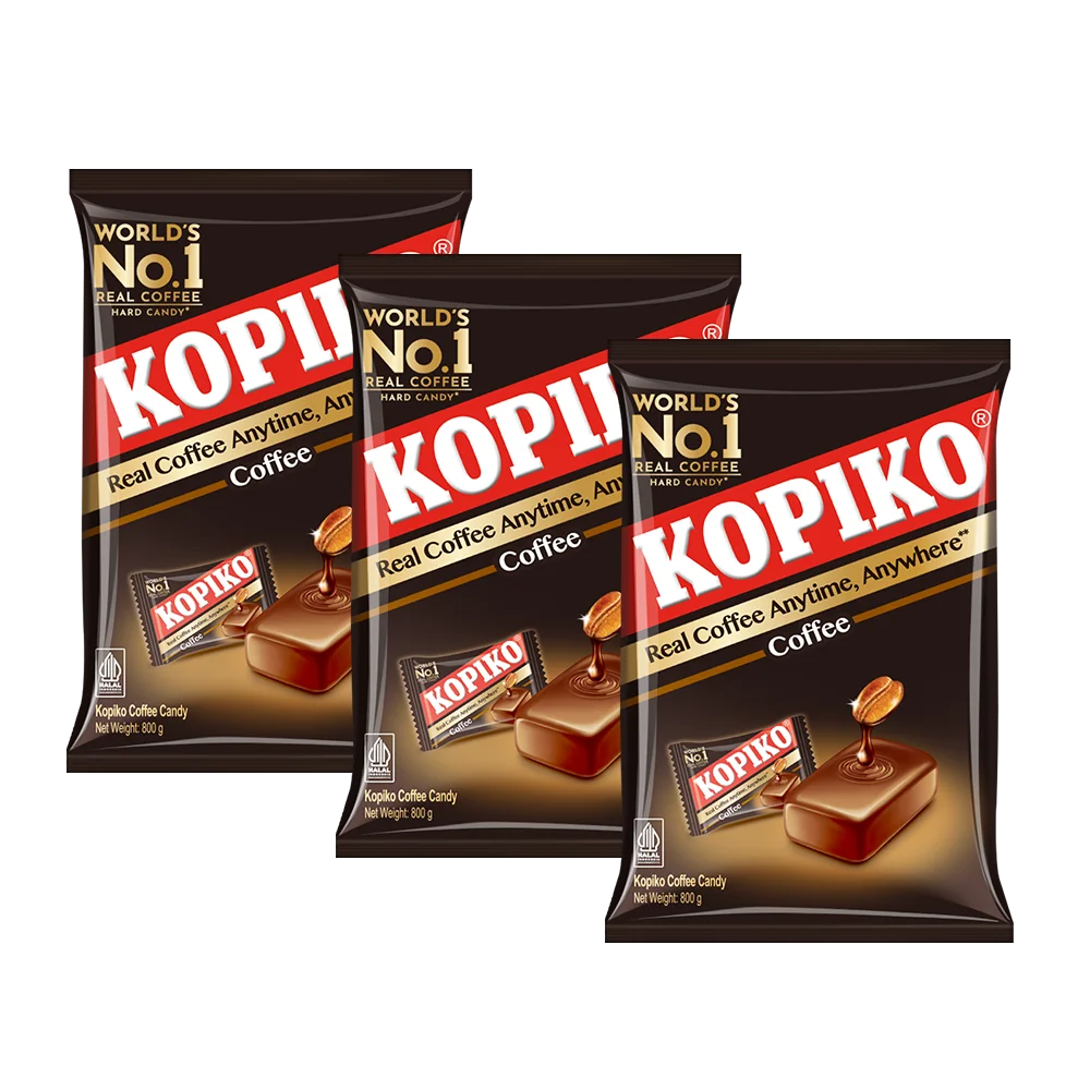 [Compresa de importación oficial] Maso Ra Ko Pico Coffee Candy 800 g x 3 piezas