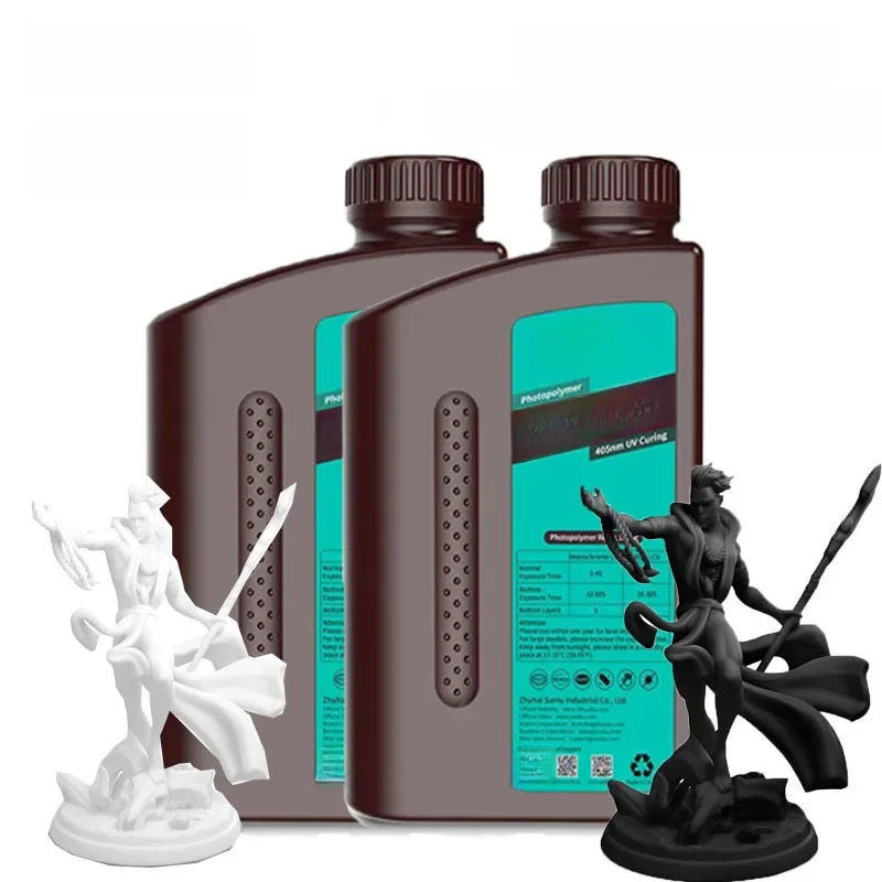 SUNLU 2KG Standard Plus / 14K High Precision / Red Wax Resin 405nm UV Resin 1KG / Butelka do drukarki LCD 3D Materiał do drukowania — zdjęcie produktu 7