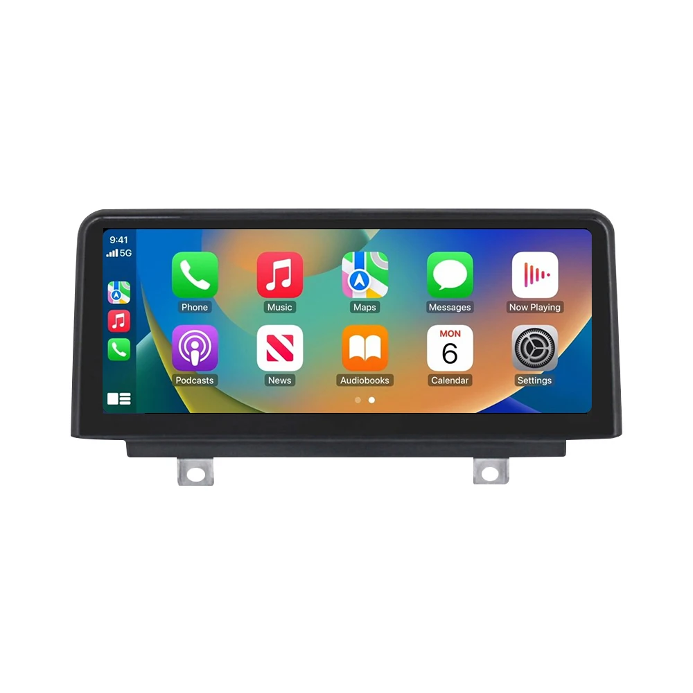 10,25 Zoll Linux Auto-Multimedia-Bildschirm für BMW 1 2 3 4 Serie F20 F21 F22 F30 F31 F32 F33 F34 F36 Kabelloses CarPlay Android Auto Autoradio GPS-Navigation QLED Touch Stereo Unterstützt SWC BT AHD