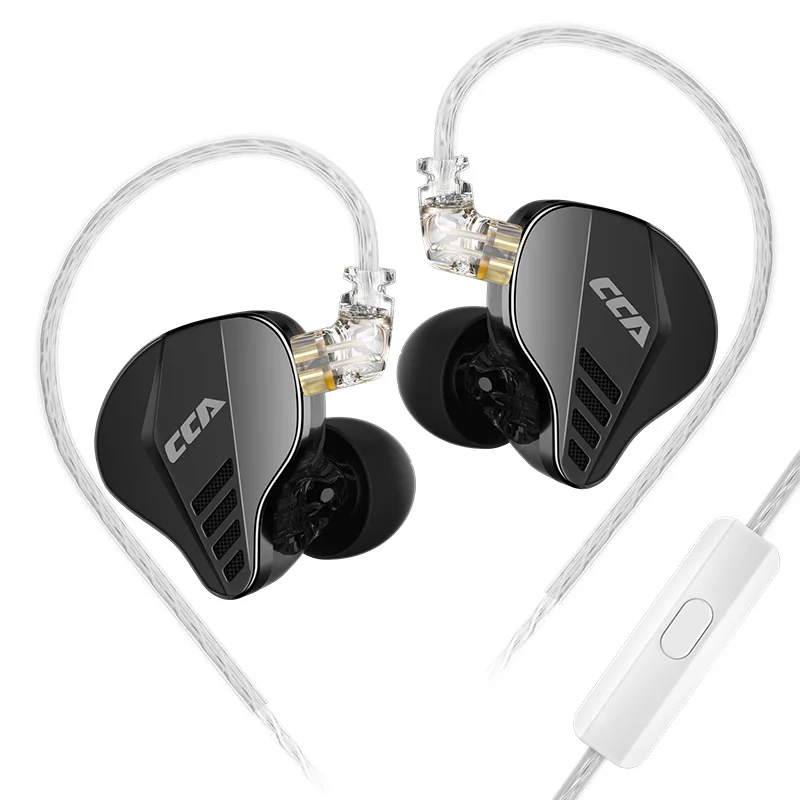 CCA Pianist Earphone 1DD+2BA Hybrid IEM HiFi Earphone High-Precision 3D Printed Cavity with Upgraded Silver-Plated Cable