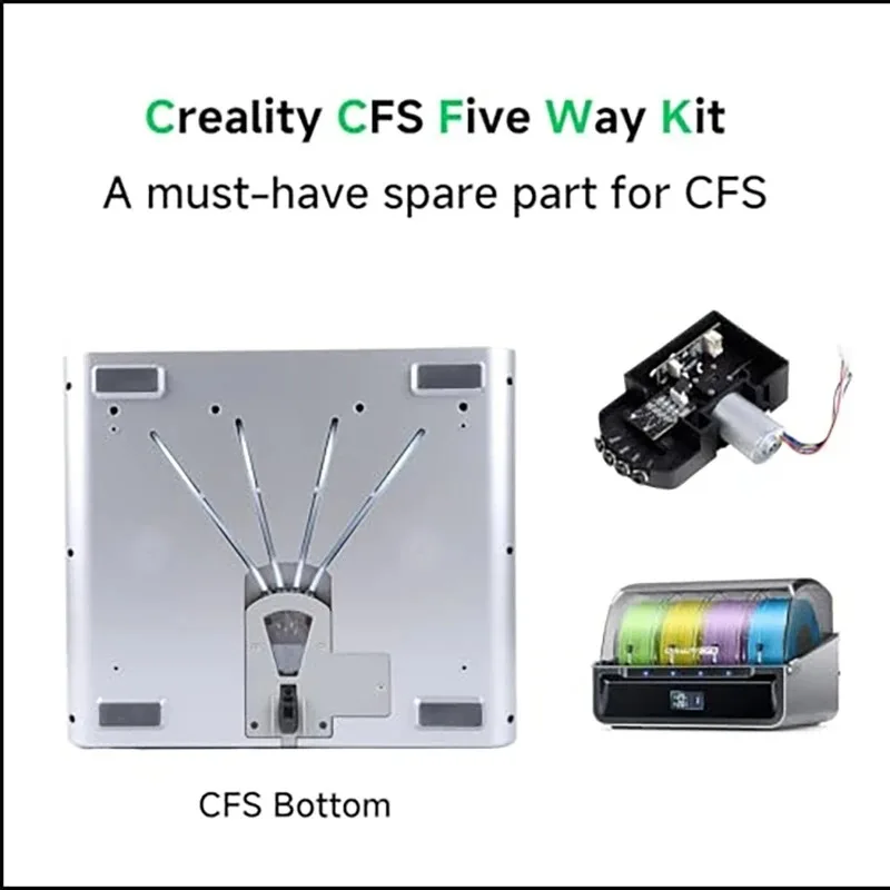 Creality Original CFS Bottom Bracket Kit Five-way Kit_brushless Motor_0.35A_24V_L11_flat Shaft_1 for K2 Plus CFS 3D Printer Part 3