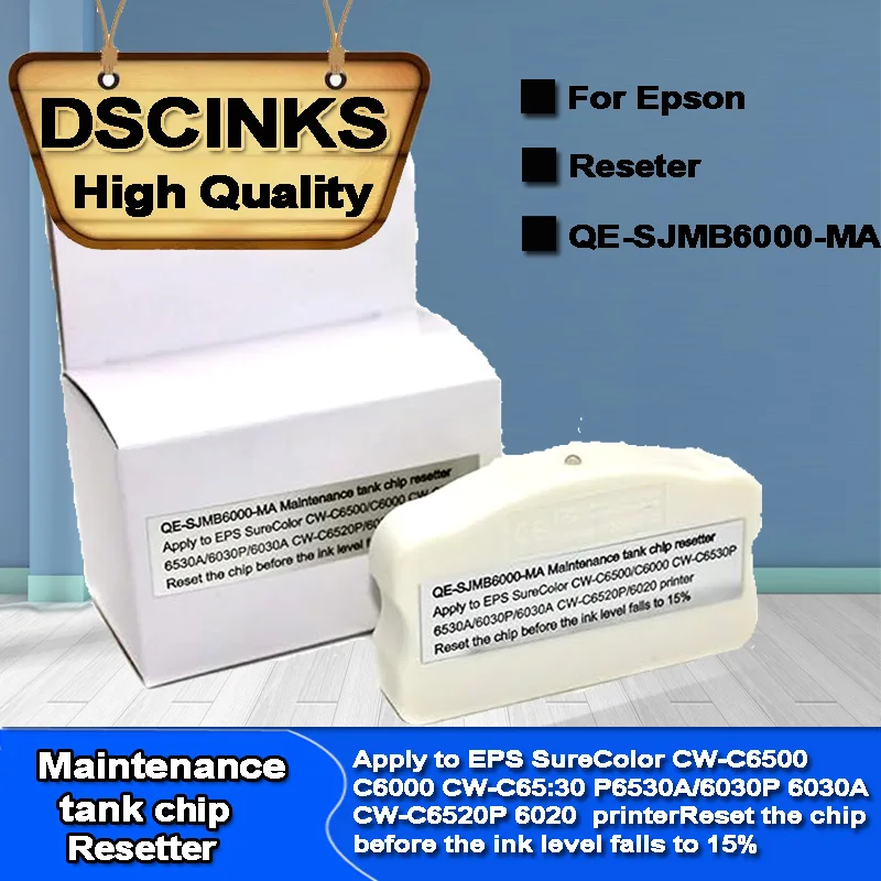 

Maintenance Box Chip Resetter Compatible with Epson ColorWorks CW-C6500 CW-C6000 CW-C6530P CW-C6530A CW-C6030P CW-C6030A etc