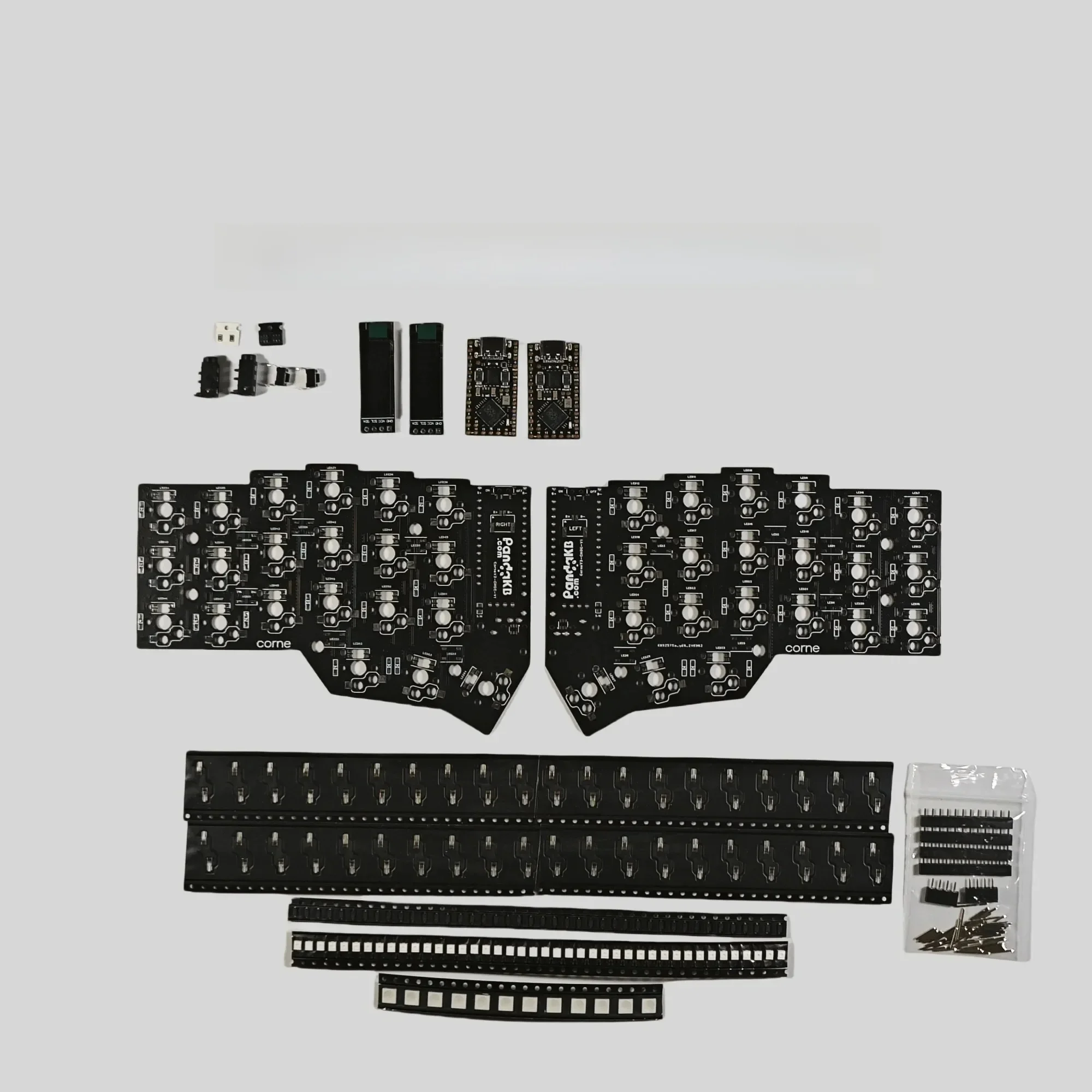 Płytka PCB Corne V3 Choc, rozdzielna płytka PCB klawiatury Crkbd, dostosowana do Kailh Choc V1 V2, akcesoria do klawiatur DIY, niezalutowana. — zdjęcie produktu 5