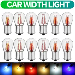STONEGO 4 COB Filament LED 1156 BAU15S Car Brake Light Parking Lamp 12V Auto Vehicle DRL Lights Reverse Bulb Signal Lamp