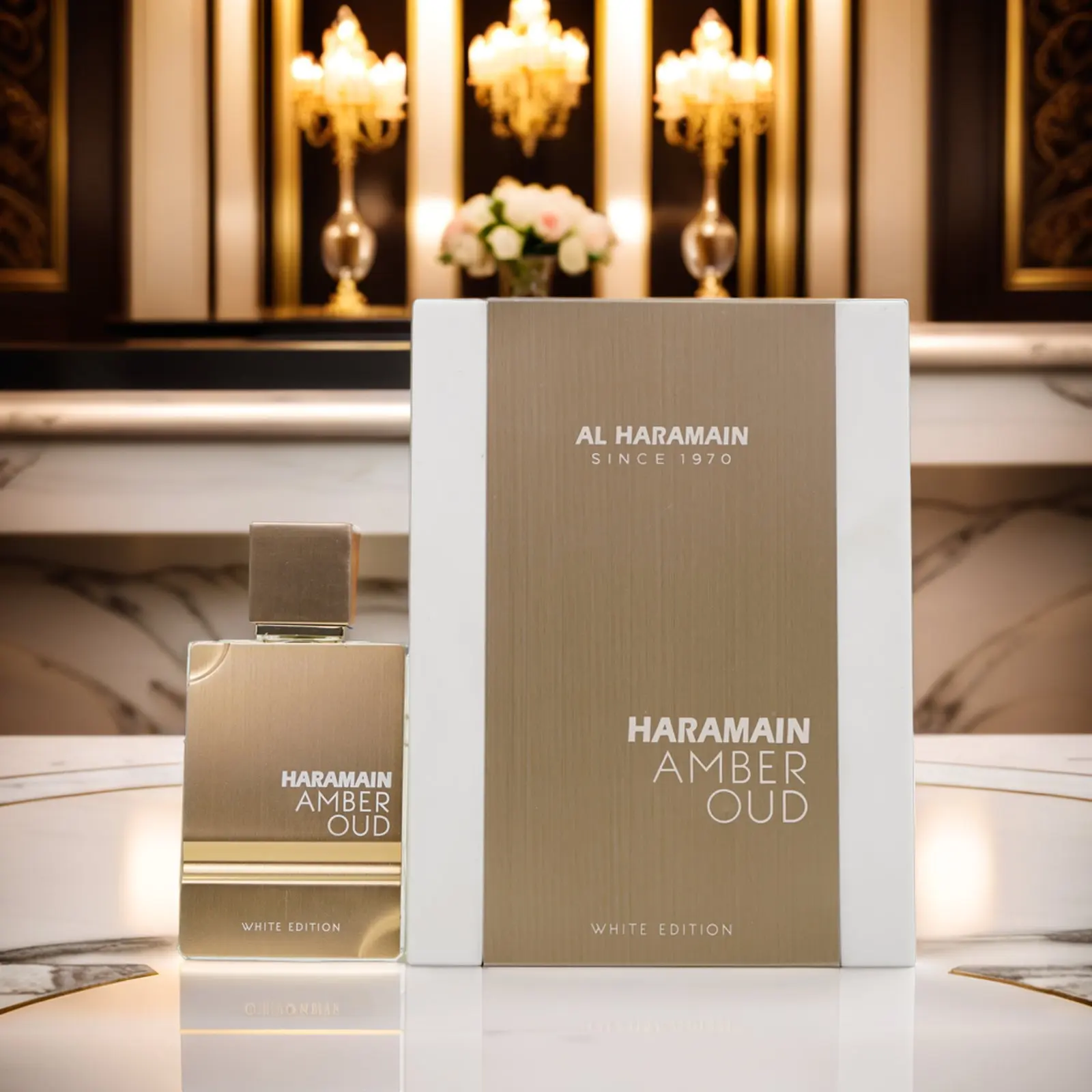 Al HARAMAIN-Spray de fragrância duradoura para homens e mulheres, Eau De Toilette, marca original, Amber White Edition, melhores presentes, 2.0 OZ