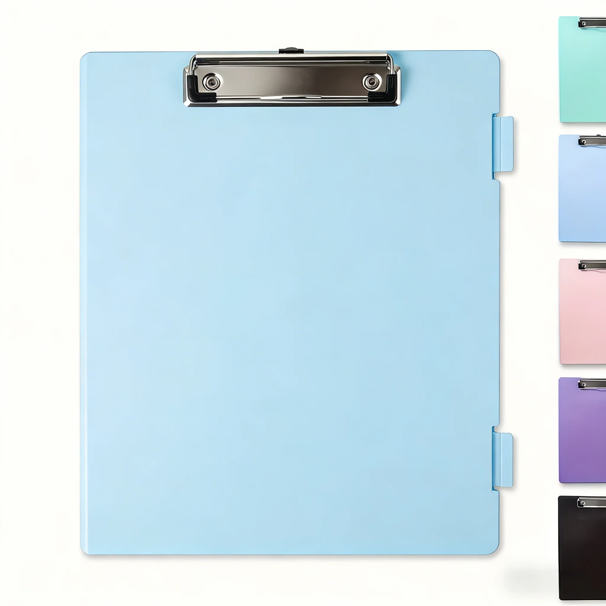 

Portable Blue A4 Document Folder: Large Capacity Waterproof Organizer for Office Work, Study and Daily Storage.