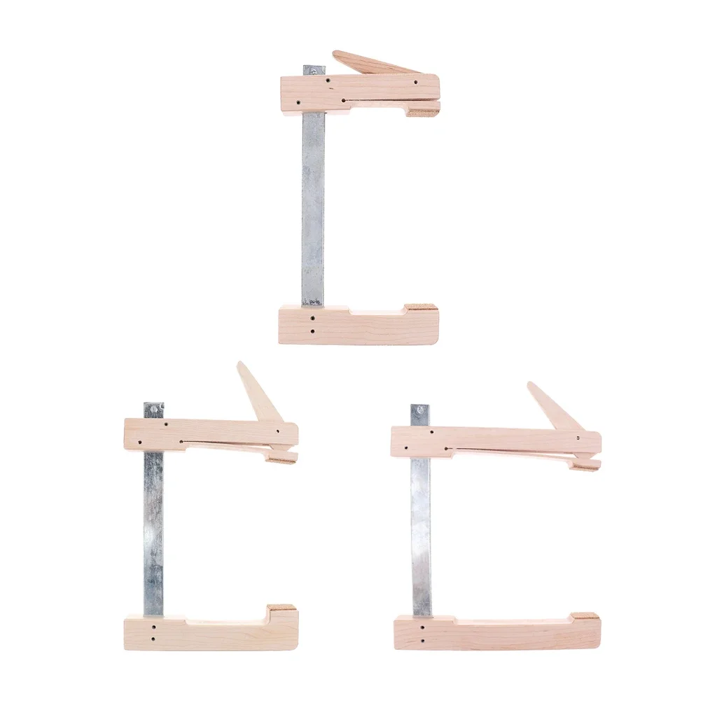 Maple Violin Cello Edge Clamp for Violin Viola Guitar Cello Double Bass Repair Tool Musical Stringed Instrument Parts Violin Cel — zdjęcie 2