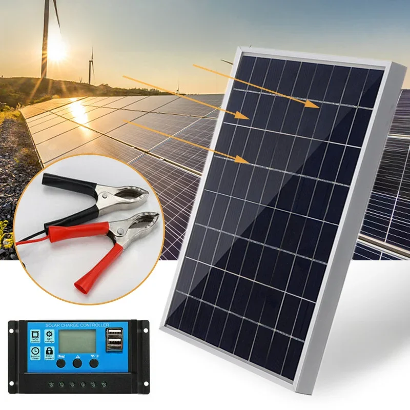 300 w500w Solar panel Kit komplett 12V poly kristalline USB Power tragbare wiederauf ladbare