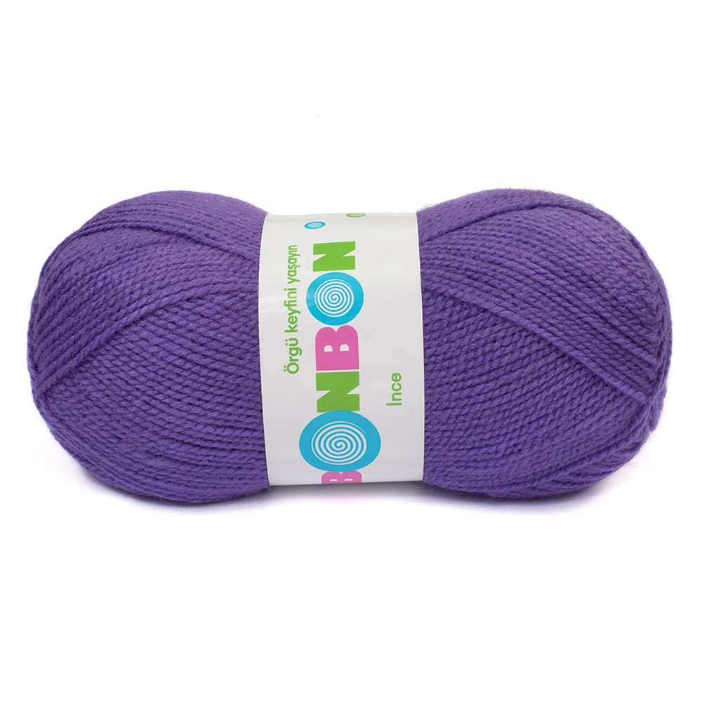 Nako Bonbon İnce Hand Knitting Yarn, 100 Grams Of 300 Meters, 70 Color, Acrylic, Yarn, Autumn, Winter, Spring, Cardigan, sweater, Scarf, Beret,