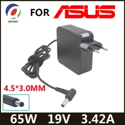 19V 3.42A 65W 4.5*3.0 MILLIMETRI Caricabatterie adattatore Del Computer Portatile Per ASUS X755J UX481 UX481FL UX480 UX480FD P553UJ PU301LA Zenbook UX21 UX31A U38N