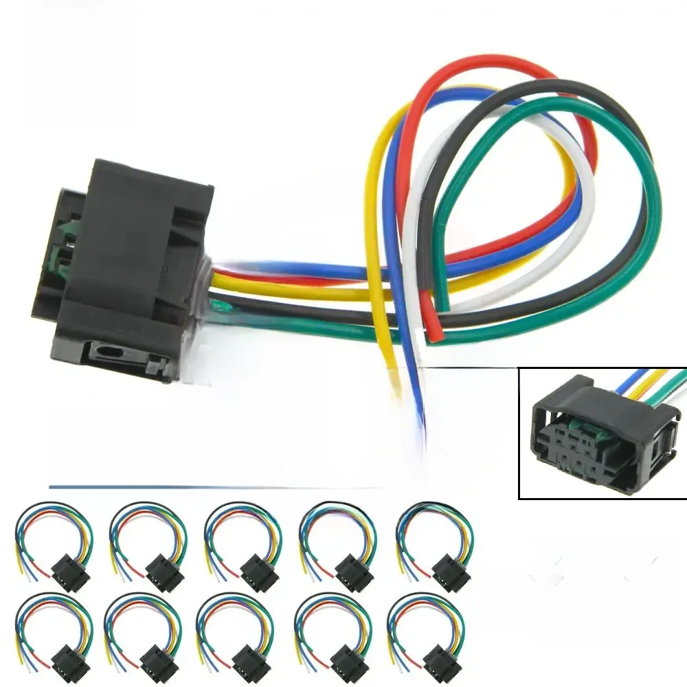 Connecteur de capteur de suspension de pédale de corps d'accélérateur avec fil, prise 61138383300, 6 broches, Audi, BMW, Ford, Mercedes-Benz, Opel, Skoda, nouveau