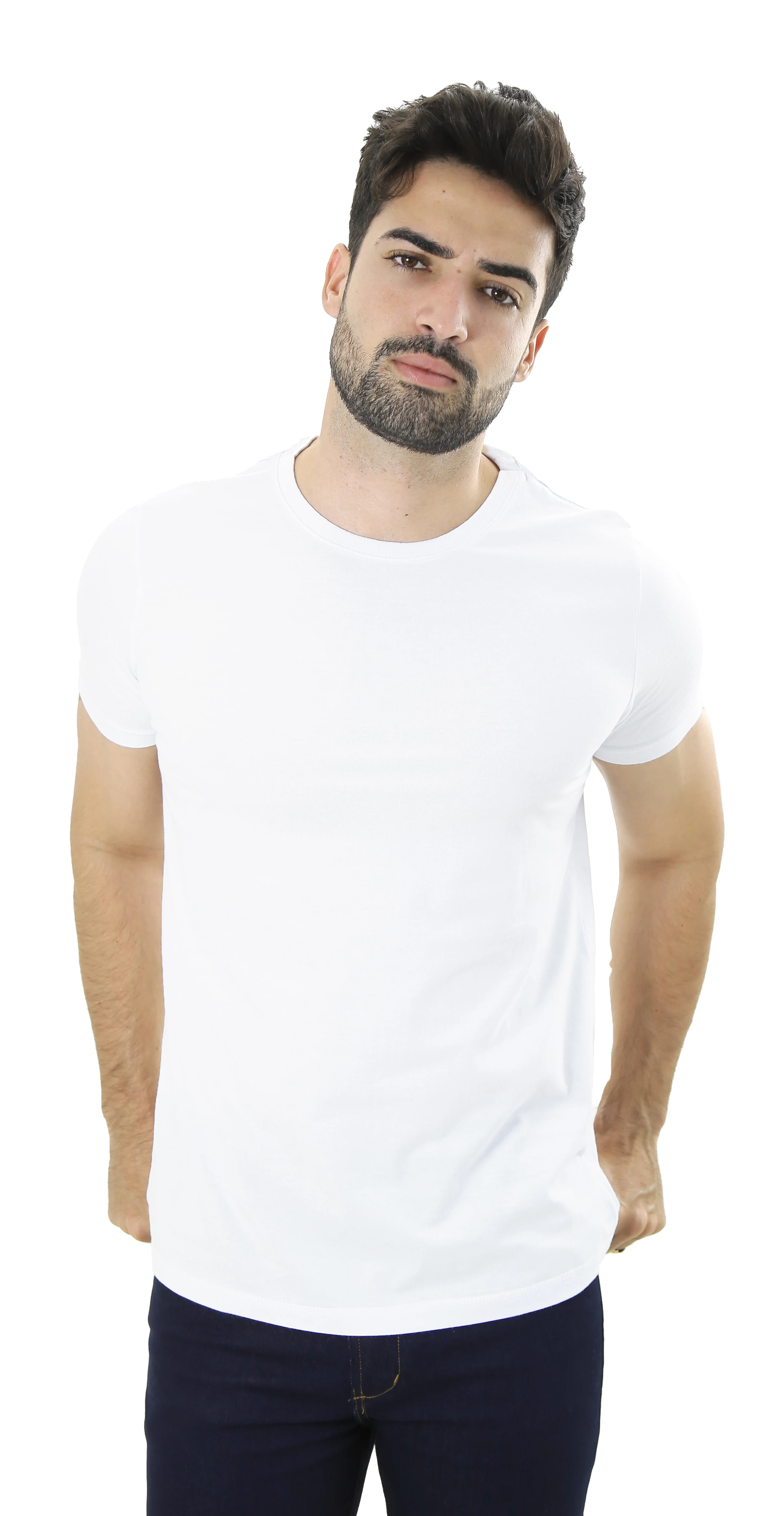 White Traditional Lisa Men's T-shirt 100% cotton