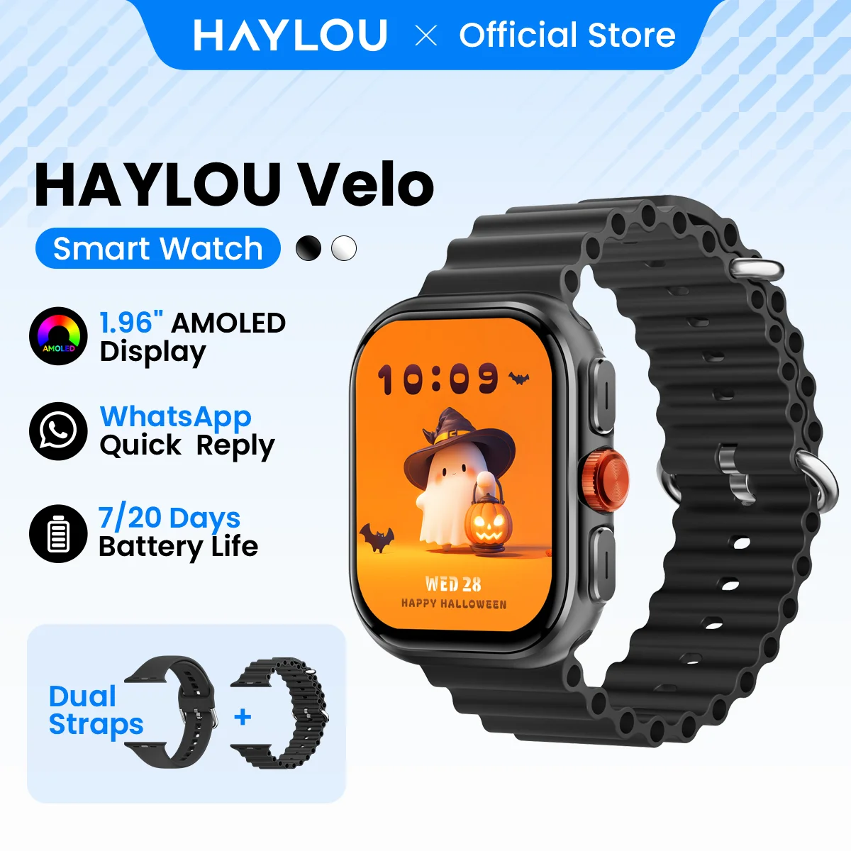 HAYLOU Velo Smartwatch with 1.96