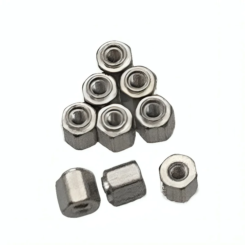 SMTSO-M1 M1.2 M1.4 M1.6 Hex Small Patch Weld Nut SMT Spacer SMD Standoff PCB Surface Mount Tuercas Steel Brass Tin Plated Copper
