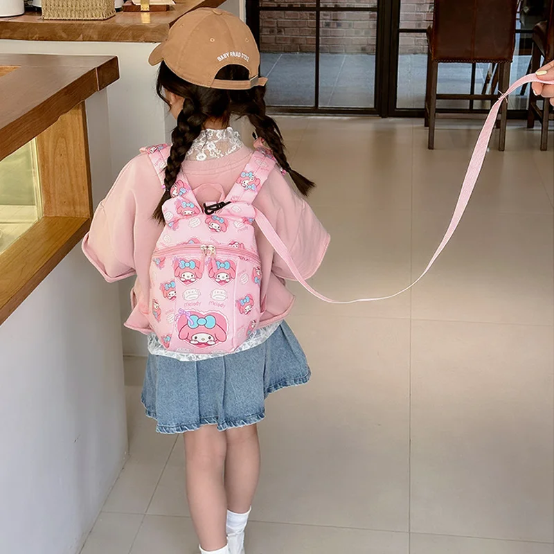 New best selling anti lost children schoolbag kawaii cartoon print Hello Kitty girl backpack kindergarten boy and girl backpack