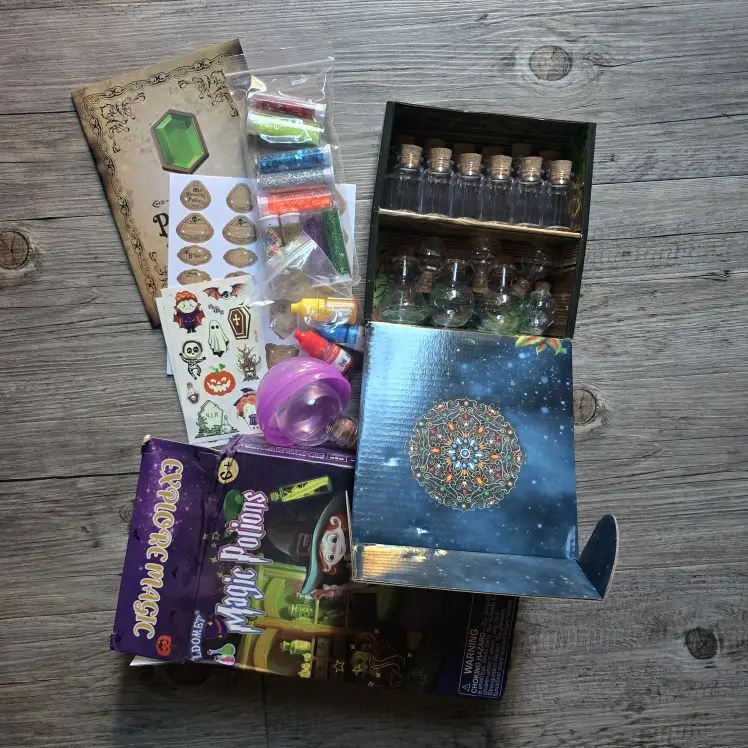 DIY Fairy Magical Potions Kit for Kids Potion Making Set Fairy Potion Bottles Craft Toy Science Set Magic Kits photo review