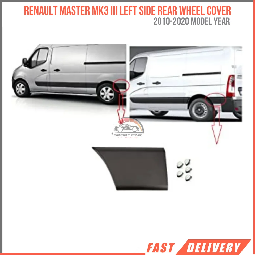 For Renault Master Mk3 III left side wheel cover Short Type 2010-2020 left side real dashboard cover Oem 768F20005R