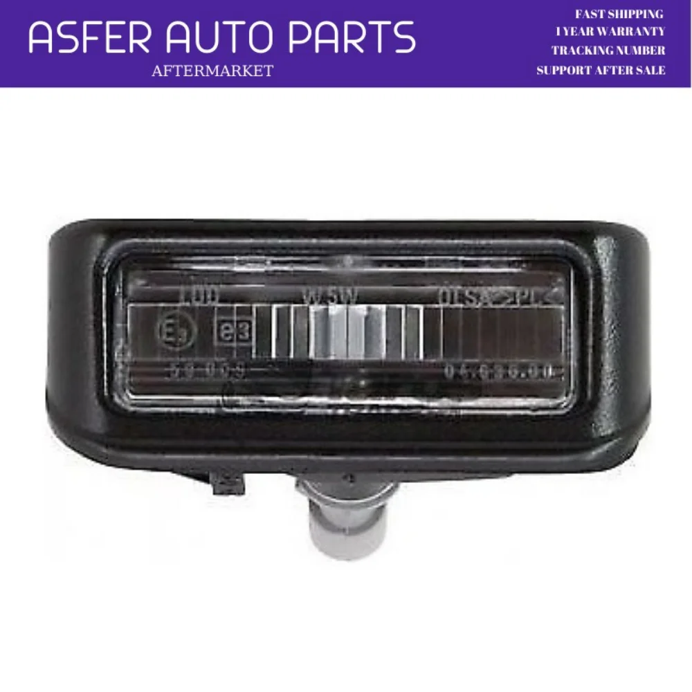 Rear License Plate Lamp with Lampholder and Bulb For Doblo I-II Fiorino Bipper Nemo 2000- 2009 High Quality Affordable Price