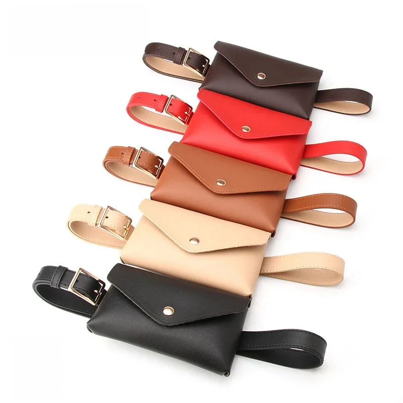 Small Mini For Women Bag Mobile Phone Female Waist Fanny Pack Belt Bum Hip Belly Handbag Lady Purse Kangaroo Banano Banana Side — zdjęcie 2