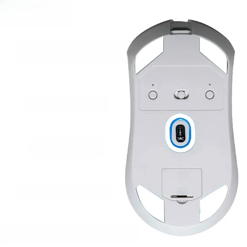 UnusualWaySports Mouse Skates Feet Darmoshark M3 Cambered Surface PTFE Anti Collapse Silver Fox Magic Ice