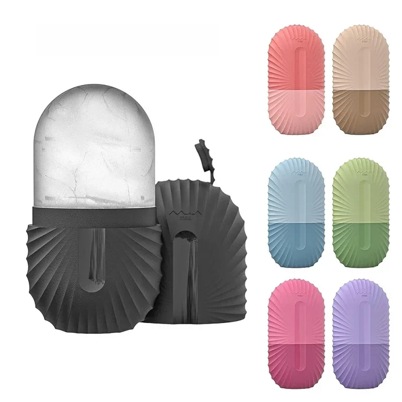 Ice Face Roller Ice Cube Beauty Massage Siliconen ijsvorm voor oogwallen Ice Facial Roller Krimpporiën - afbeelding 2