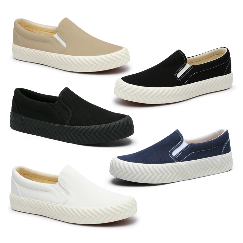 SNRD Unisex slip-on plain sneakers SN589